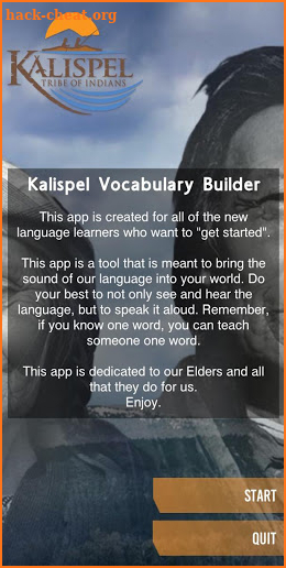 Kalispel Vocab Builder screenshot