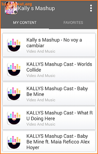 Kally s Mashup Cast - Video Musica screenshot