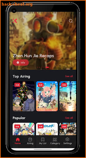 Kana X: Watch Anime App screenshot