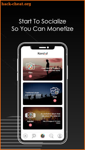 Kandiid - Socialize & Monetize screenshot