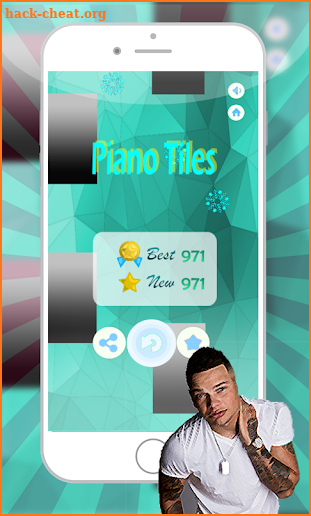 Kane Brown Piano Game Tiles Challenge - Heaven screenshot