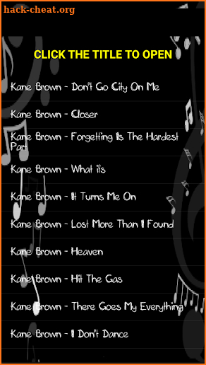 Kane Brown Songs screenshot