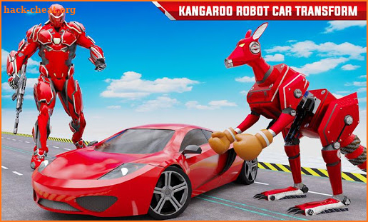 Kangaroo Robot Car Transform Robot Shooting Games screenshot