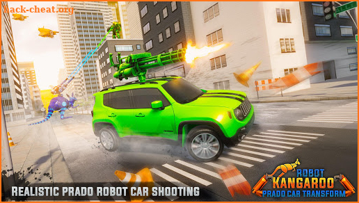 Kangaroo Robot Games: Prado Transforming Car screenshot