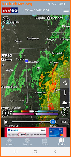 Kansas City Weather Radar KCTV screenshot