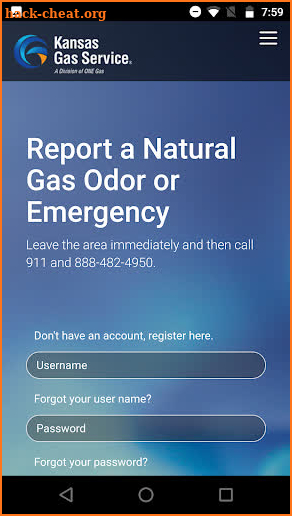 Kansas Gas Service screenshot