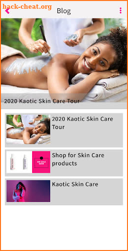 Kaotic Skin Care screenshot