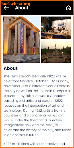 Karachi Biennale screenshot