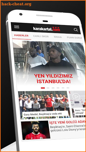 Karakartal - Beşiktaş haberleri & Canlı Skor screenshot