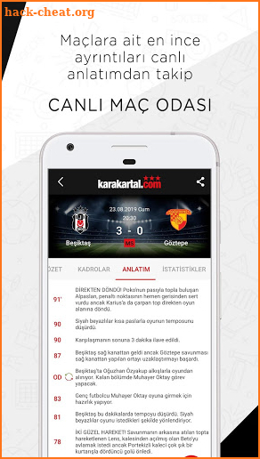 Karakartal - Beşiktaş haberleri & Canlı Skor screenshot