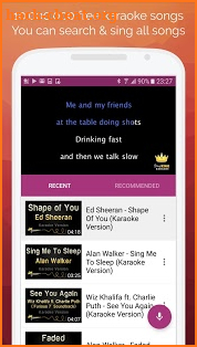 Karaoke 2018: Sing & Record screenshot
