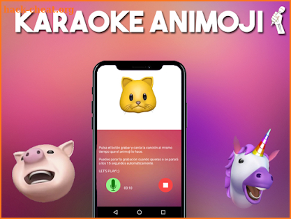 Karaoke Animoji PhoneX screenshot