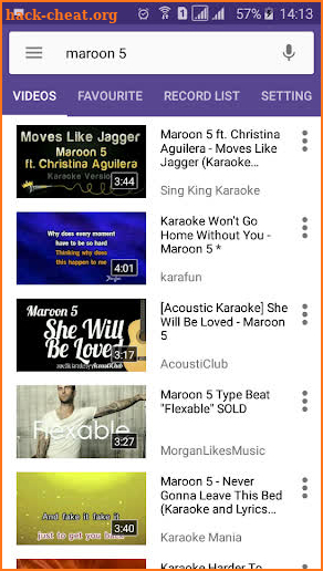 Karaoke Lite : Sing & Record Free screenshot