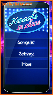 Karaoke songs screenshot