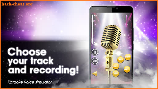 Karaoke voice sing & record screenshot