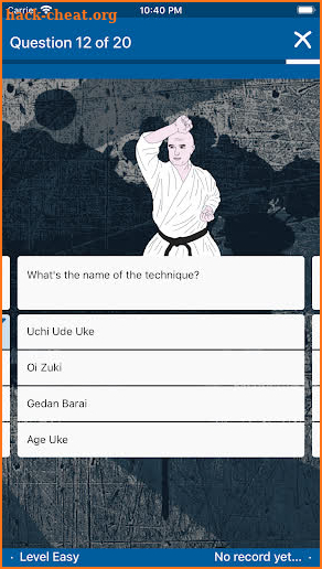 Karate Quiz screenshot