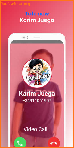 Karim Juega chat - Video Call Funny screenshot