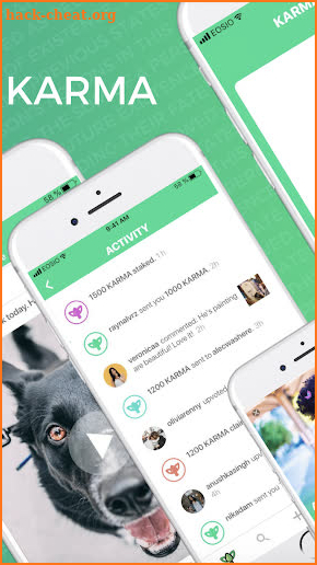 KARMA | A Social Network For Good screenshot