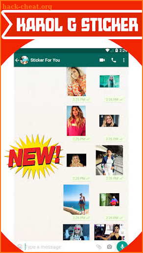 Karol G Stickers for Whatsapp & Signal screenshot