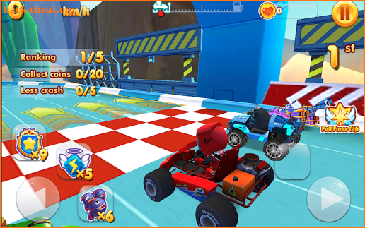 Kart Power Ninja Steel Race screenshot