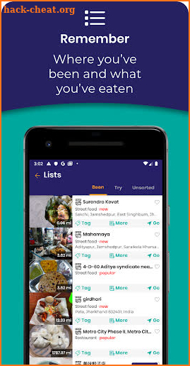 Kartbites - share food finds and order to go screenshot