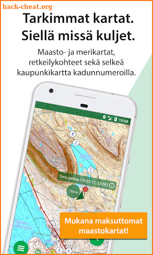 Karttaselain - Maastokartta screenshot