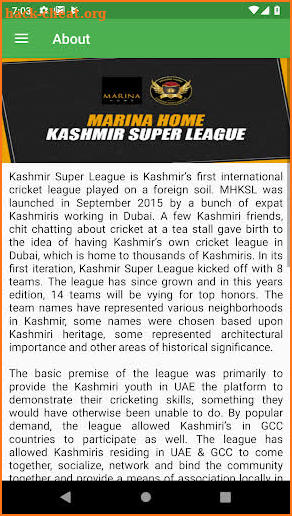 Kashmir Super League - KSL screenshot
