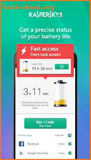 Kaspersky Battery Life: Saver & Booster screenshot