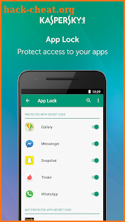 Kaspersky Mobile Antivirus: AppLock & Web Security screenshot