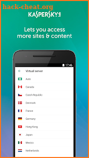 Kaspersky VPN – Secure Connection screenshot