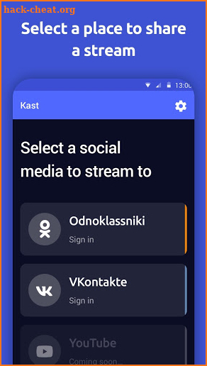Kast - stream games, get donations, play, chat screenshot