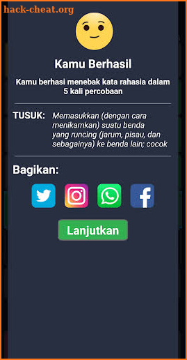 Katla Wordle Indonesia screenshot