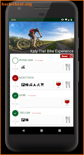 Katy Trail Bike Experience screenshot