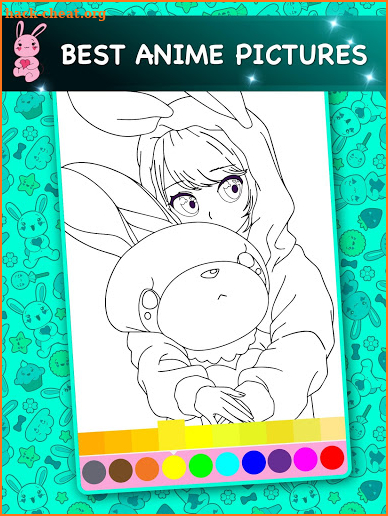 Kawaii - Anime Animated Coloring Book screenshot