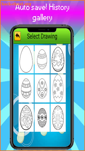 Kawaii Coloring Eggs for Kids screenshot