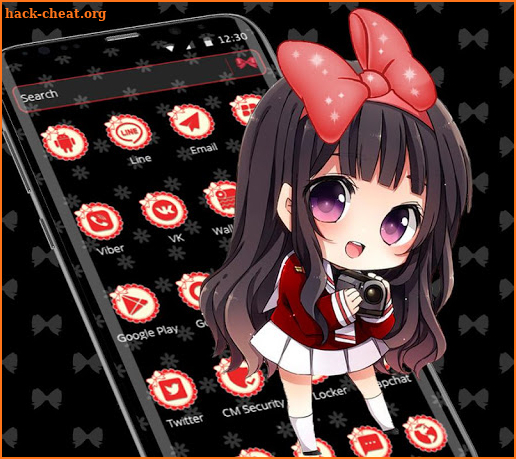 Kawaii Cute Girl Theme🙋 screenshot