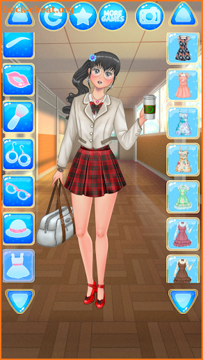 Kawaii High School Fashion - Anime Makeover screenshot