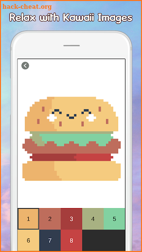 Kawaii Pixel - Color by Number screenshot