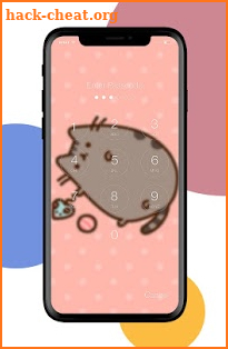 Kawaii Pusheen Cat Anime App Lock screenshot