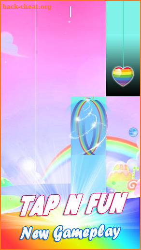 Kawaii Rainbow Piano Tiles - Cute Unicorn screenshot