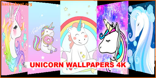 kawaii unicorn wallpaper - cute backgrounds screenshot