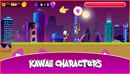 Kawaii world adventure game screenshot