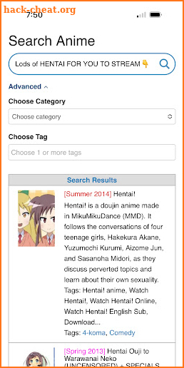 Kawaiifu : anime n hentai eps screenshot