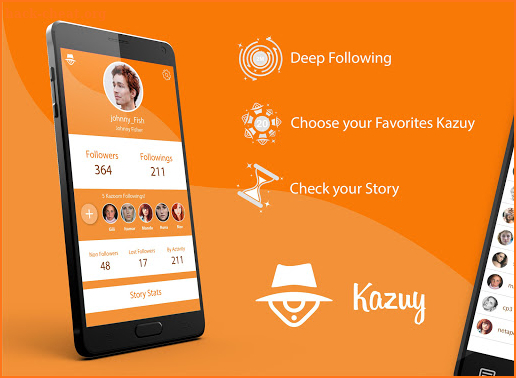 Kazuy - Track on Followers, Fans, Lost & Unfollow screenshot