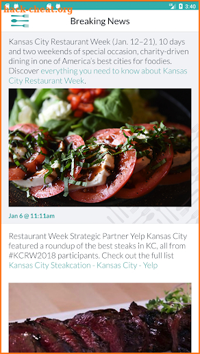 KC Restaurant Week screenshot