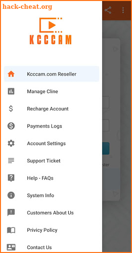 Kcccam.com - Reseller Panel Account, Card Sharing screenshot