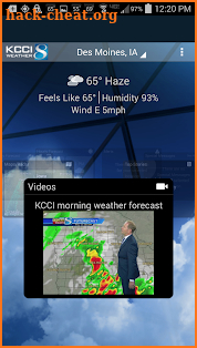 KCCI 8 Weather screenshot