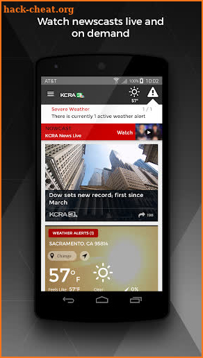 KCRA 3 News and Weather screenshot