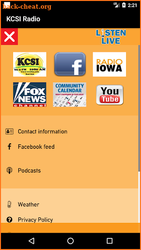 KCSI Radio screenshot