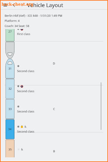 KDE Itinerary screenshot